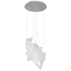 Pakabinamas šviestuvas Silk Integruotas LED 15W Chromas