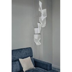 Pakabinamas šviestuvas Silk Integruotas LED 15W Chromas