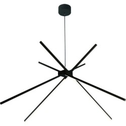 Pakabinamas šviestuvas Spider Integruotas LED 33W Juodas