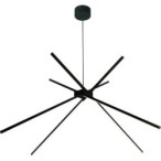 Pakabinamas šviestuvas Spider Integruotas LED 33W Juodas