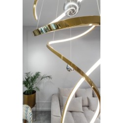 Maxlight Ritz pakabinamas šviestuvas, Integruotas LED 100W, Aukso