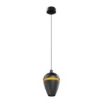 Pakabinamas šviestuvas Cometshine 8W Juoda, Aukso
