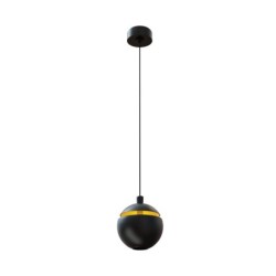 Pakabinamas šviestuvas Cometshine 8W Integruotas LED Juoda, Aukso