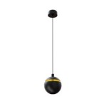 Pakabinamas šviestuvas Cometshine 8W Integruotas LED Juoda, Aukso