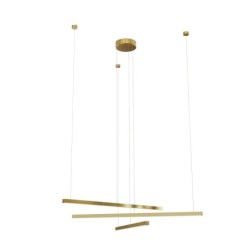 Pakabinamas šviestuvas Trio III 3xIntegruotas LED 36W Šlifuoto aukso