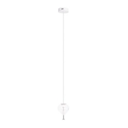 Pakabinamas šviestuvas Maxlight Palloncini 2x6W Integruotas LED Balta, Chromo, Skaidraus stiklo