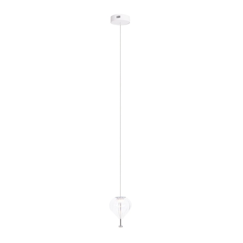 Pakabinamas šviestuvas Maxlight Palloncini 2x6W Integruotas LED Balta, Chromo, Skaidraus stiklo
