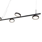 Pakabinamas šviestuvas Ibiza IV 4x Integruotas LED 32W Juoda