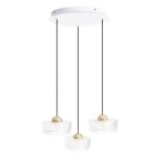 Pakabinamas šviestuvas Lipari III 3xIntegruotas LED 22W Balta, šlifuoto aukso