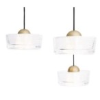 Pakabinamas šviestuvas Lipari III 3xIntegruotas LED 22W Balta, šlifuoto aukso