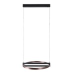 Pakabinamas šviestuvas Singapur Round Integruotas LED 48W Juoda, Ruda
