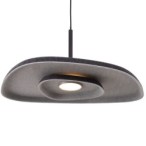 Pakabinamas šviestuvas Deux Integruotas LED 5W Juodas, Pilkas