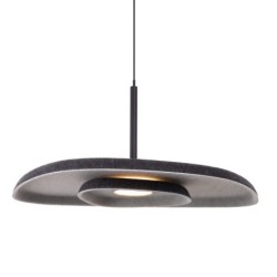 Pakabinamas šviestuvas Deux Integruotas LED 5W Juodas, Pilkas