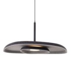 Pakabinamas šviestuvas Deux Integruotas LED 5W Juodas, Pilkas