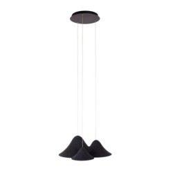 Pakabinamas šviestuvas Bellmond 3xIntegruotas LED 21W Juoda, Pilka