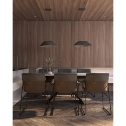 Pakabinamas šviestuvas Maxlight CARBON Integruotas LED 8W Juoda, Pilka