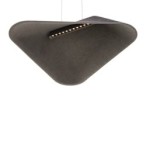 Pakabinamas šviestuvas Maxlight CARBON Integruotas LED 8W Juoda, Pilka