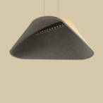 Pakabinamas šviestuvas Carbon Integruotas LED 8W Geltonas, Pilkas