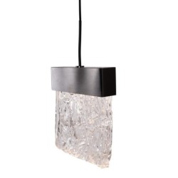 Pakabinamas šviestuvas Maxlight Vetro Integruotas LED 4.5W 3000K Juoda šukuoto paviršiaus