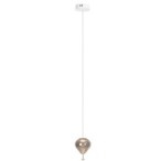 Pakabinamas šviestuvas Palloncini Integruotas LED 2x6W Baltas, Chromo, Dūminio stiklo