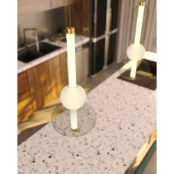 Pakabinamas šviestuvas Maxlight Bora Integruotas LED 10W Juoda, Aukso