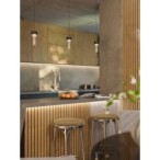Pakabinamas šviestuvas Fusion Integruotas LED 7W Juodas