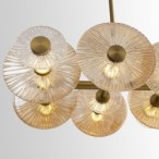 Pakabinamas šviestuvas Maxlight Allure Integruotas LED 51W Matinio aukso