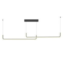 Pakabinamas šviestuvas Maxlight Urus 30W Juodas