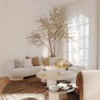 Stalinis šviestuvas Moonstone 1xE27 Gintaro spalvos stiklas, Baltas marmuras