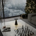 Stalinis šviestuvas Funghi Integruotas LED 1.6W Juodas
