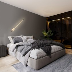 Sieninis šviestuvas Spider Integruotas LED 8.4W Aukso