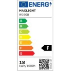 Sieninis šviestuvas Flink 18W Integruotas LED Baltas
