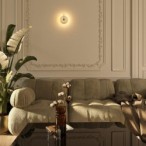 Sieninis šviestuvas Retro Integruotas LED 3W Juoda