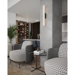Sieninis šviestuvas Maxlight FAYETTE Integruotas LED 11.6W Juodas