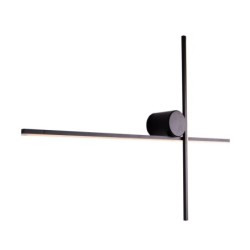 Sieninis šviestuvas Maxlight Arne 60cm Integruotas LED 3000K Juodas