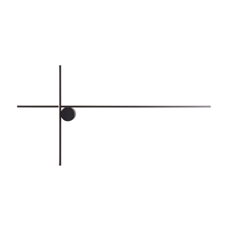Sieninis šviestuvas Arne 90cm Integruotas LED 15W Juodas