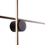 Sieninis šviestuvas Arne 90cm Integruotas LED 15W Juodas