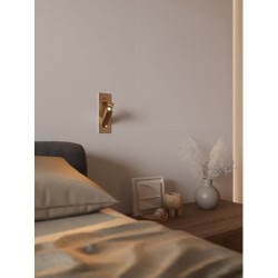 Įleidžiamas sieninis šviestuvas Libra 3W Senovinio žalvario