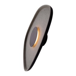 Sieninis šviestuvas Maxlight Deux Integruotas LED 5W 3000K Juoda, Pilka