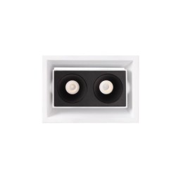 Įleidžiamo šviestuvo korpusas Maxlight MODULAR H180.02 Baltas (H180.02)
