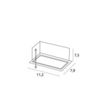 Įleidžiamo šviestuvo korpusas Maxlight MODULAR H180.02 Baltas (H180.02)