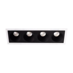 Įleidžiamo modulinio šviestuvo korpusas Maxlight H180.03 MODULAR Baltas (H180.03)