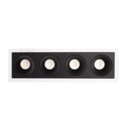 Įleidžiamo modulinio šviestuvo korpusas Maxlight H180.03 MODULAR Baltas (H180.03)