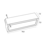 Įleidžiamas lubinis šviestuvas Modular H180.04 Baltas (H180.04)