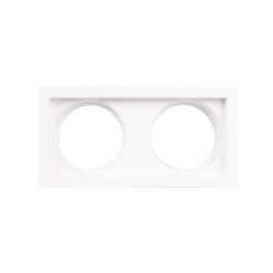 Įleidžiamas lubinis šviestuvas Maxlight Spilio FRA 2xHM190 Baltas (H190.05)