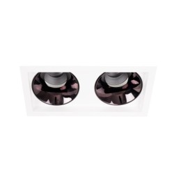 Įleidžiamas lubinis šviestuvas Maxlight Spilio FRA 2xHM190 Baltas (H190.05)