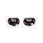 Įleidžiamas lubinis šviestuvas Maxlight Spilio FRA 2xHM190 Baltas (H190.05)