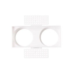 Užglaistomas šviestuvas Maxlight SPILIO FRA 2xHM190 Baltas (H190.06)