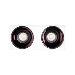 Užglaistomas šviestuvas Maxlight SPILIO FRA 2xHM190 Baltas (H190.06)