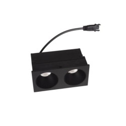 Įleidžiamas LED modulis Maxlight MODULAR 6W Juodas (HM180 2L)